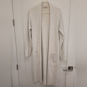 Babaton Light Gray Open Front Cardigan